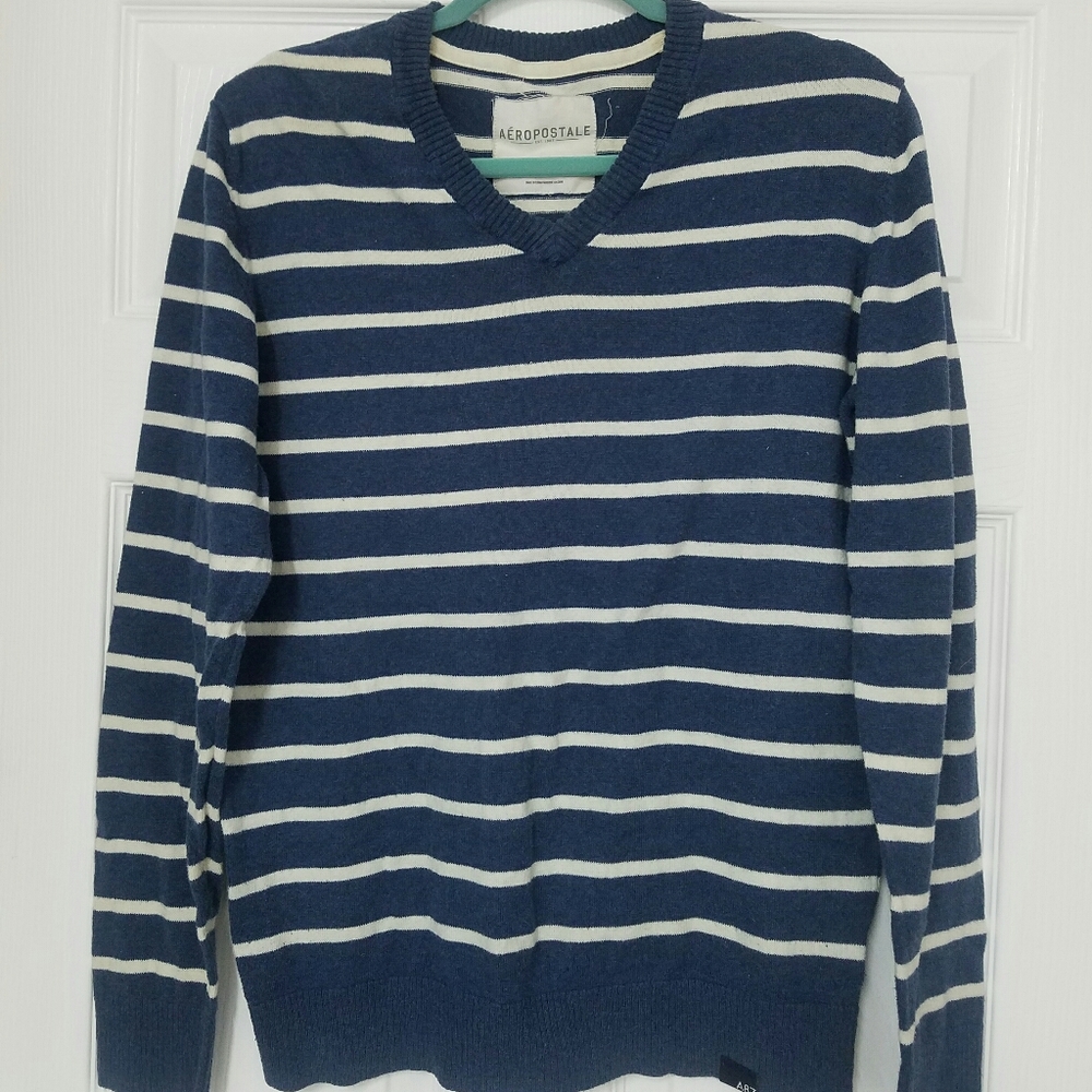 Aeropostale 100% Cotton V Neck Sweatshirt